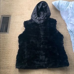 Michael Kors Hooded Fur Jacket